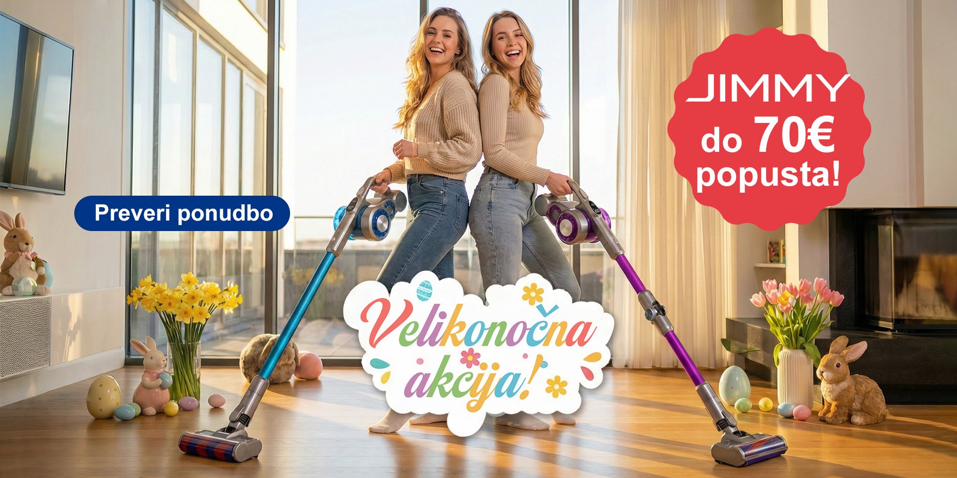 Jimmy pokončni sesalniki  po akcijskih cenah